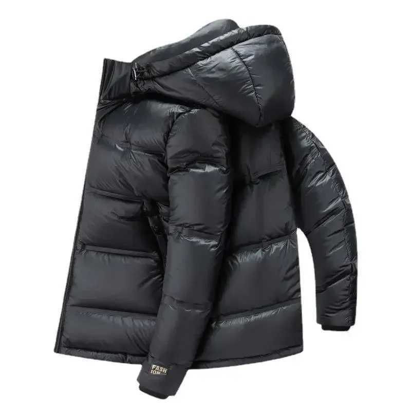 Puffer jacket Hooded Down Jacket for Mens Winter Short Windproof Cold Resistant and Thickened Warm Jacket M240821
