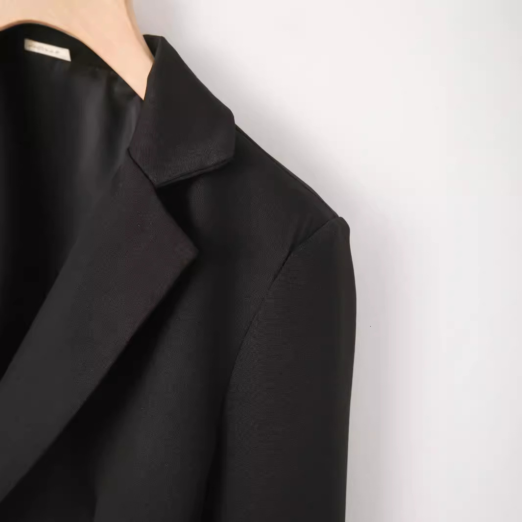 2024 autumn new women's clothing patchwork fashion loose top suit jacket for women
