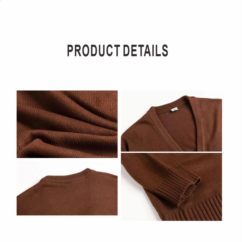 Fashion Knitting Cardigan Custom Print Thickened Cold Resistant Comfy Winter Buttons Solid Sweater Cardigan Knitwear 240821