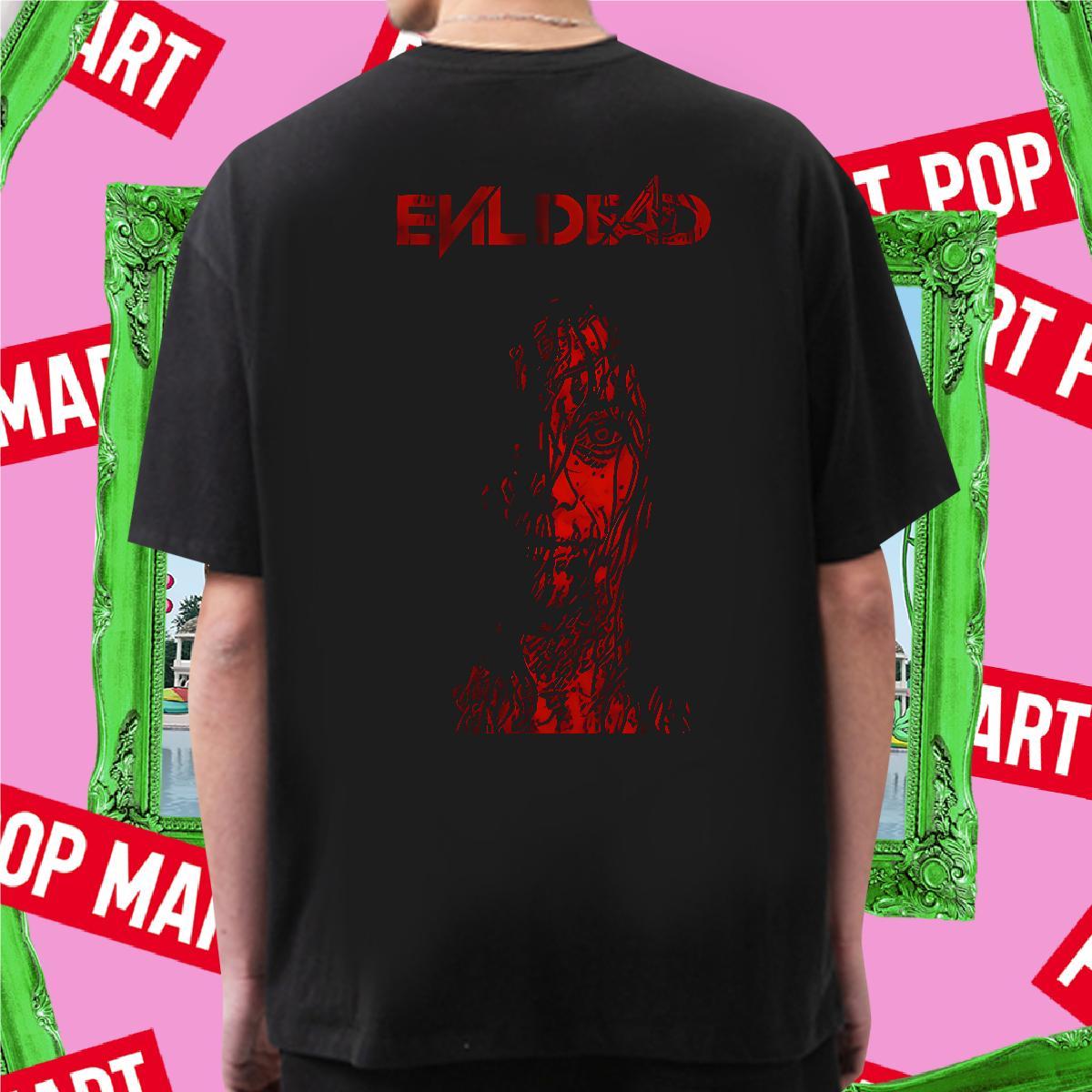 Fashion New Tshirts 230g 100% Cotton Street Casual scary Crew Neck Mens T Shirts Comfortable Anime Print Clothings