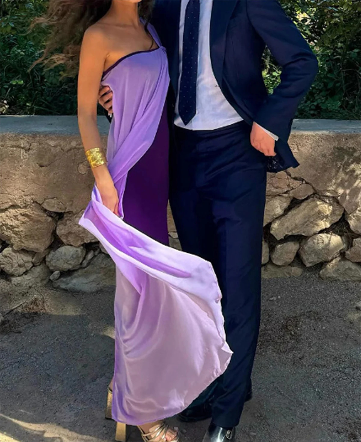 Womens Sexy Irregular Sleeveless Dresses Summer Purple Long Backless Robe Elegant Fashion Party Dinner Long Vestidos 2024 240821