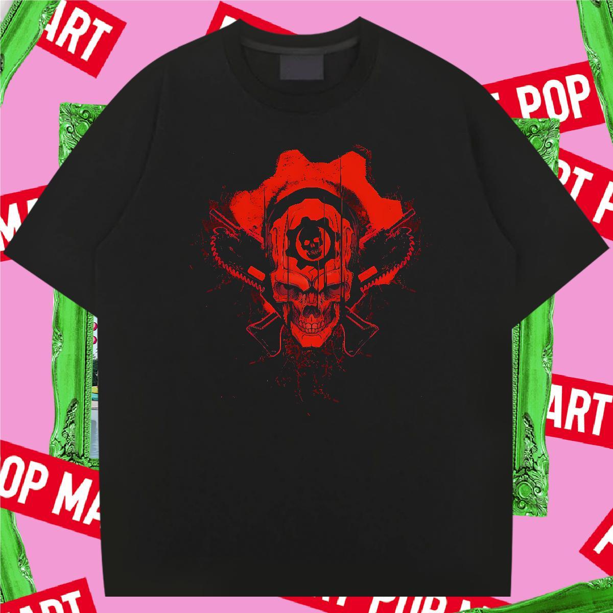 2024 New Tshirt for Man Woman 230g Pure Cotton Daily Wear scary Breathable Crew Neck Mens T Shirts High Quality Black Oversized Tshirts