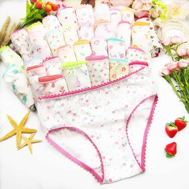 5Pcs Baby Kids Underwear Girls Cotton Panties Girls Briefs 1-12 Years Y240821