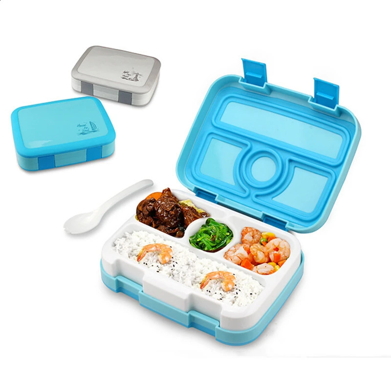 800ml Multifunctional Leak-Proof Bento Box with Compartments PP Picnic Fruit Lunch Box Container for Office School Food Box 240821