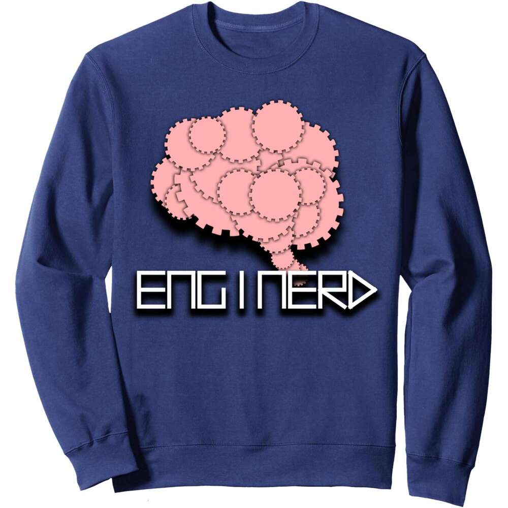 Long Sleeve Shirts for Men sweatshirt Enginerd Funny System Brain Cool Engineer Geek Gift Sweatshirt T shirt Tee Streetwear Casual tops clothes