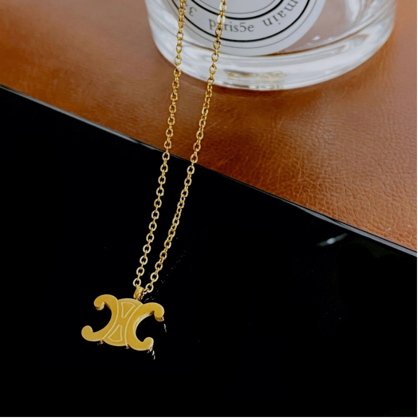 Pendant Necklaces fashion love letters designer necklace chokers for women 18k gold stainless steel short chain sailormoon choker necklaces party jewelry gift