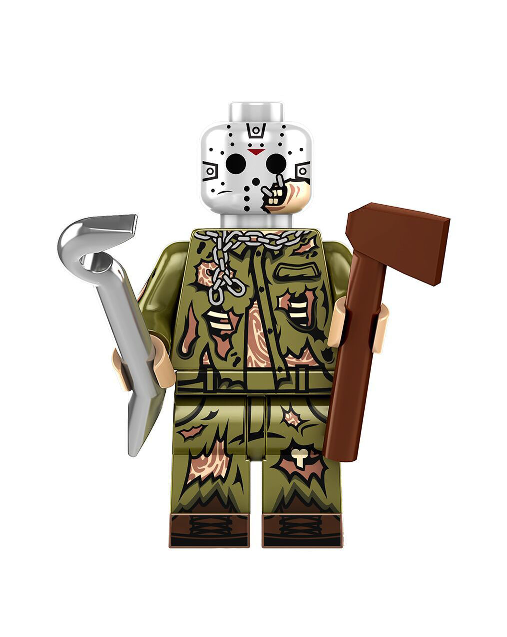 KF6173 Cartoon Halloween Series Small Particle Puzzle Toys Assembled with Building Blocks in a Bag