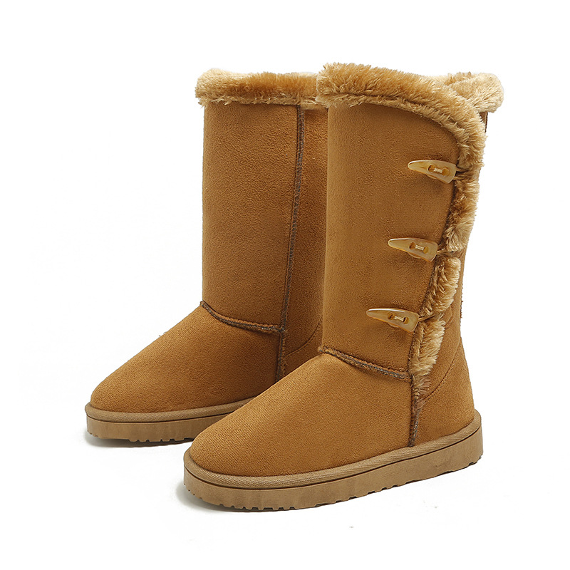 designer shoes in black white 2024 Winter New Warm and Anti slip Womens Snow Boots Free Shipping