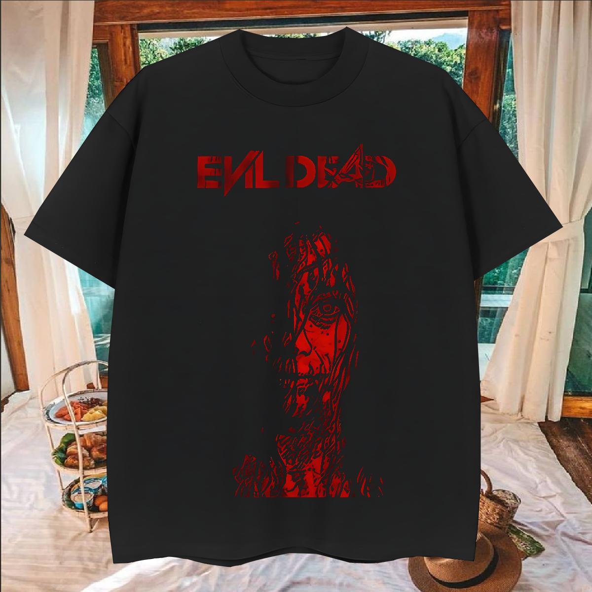 Designer Men Clothes T-Shirt 100% Cotton 230g Daily Wear scary Short Sleeve Soft Mens T Shirts TOP Quality Plus Size Cartoon Tee Shirt