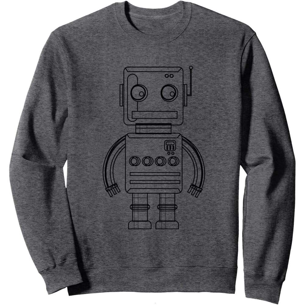 Long Sleeve Shirts for Men sweatshirt Robot Robotics Digital Technology Funny Gift Sweatshirt T shirt Tee Streetwear Casual tops clothes