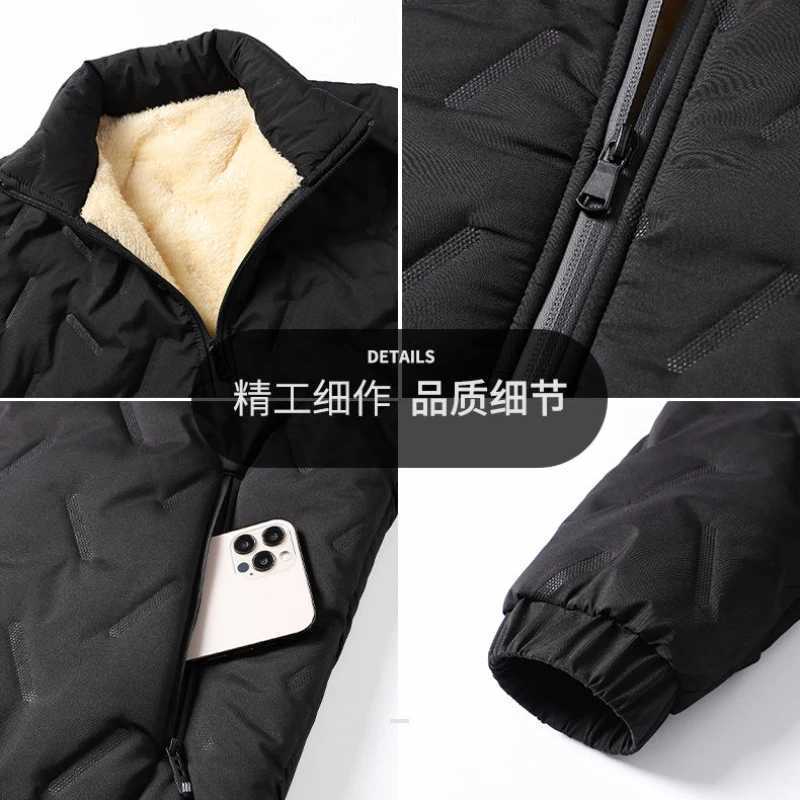 Winter Jackets Men Parkas Thicken Stand Up Collar Thickened Warm Windproof Coats Casual Fleece Lined Padded Jackets XL-7XLXJ240820