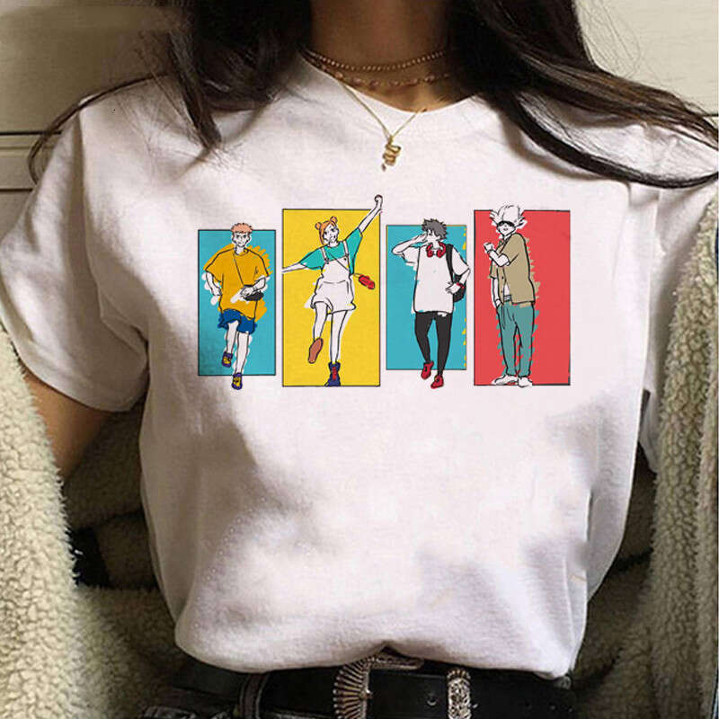 clothes Goth Gojo Graphic tshirt Anime Jujutsu Kaisen Funny Summer T-shirt for women Japanese t shirts cartoon woman tshirts shirs caroon s