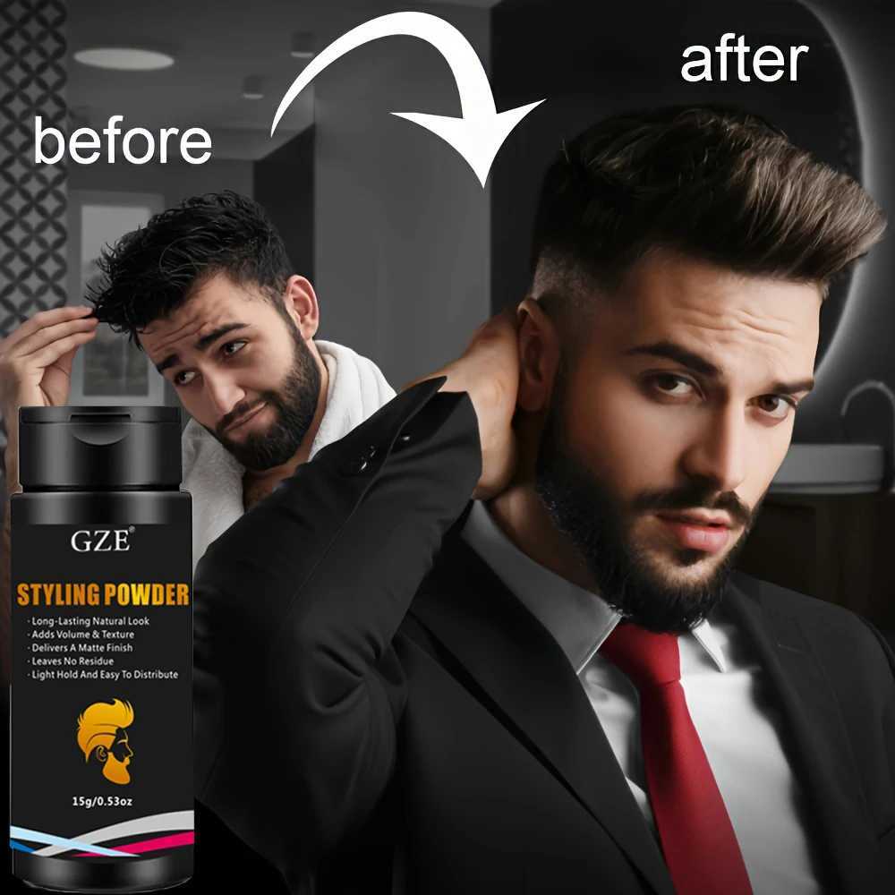 GZE Boys Matte Hair Powder - Natural Appearance Mens Powder - No Oil or Oil Residue Easy to Apply W240820