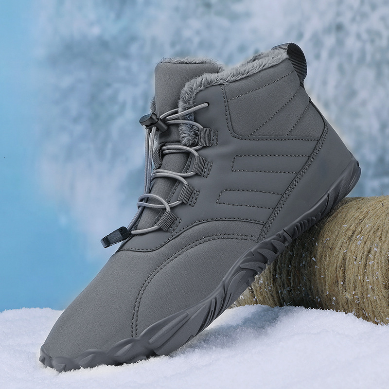 Ddmysports Five Finger Outdoor Sports Cotton Shoes Men S Women Plush Warm Durable And Non Slip Snow Boots Winter Thickened Couple OUTDOOR