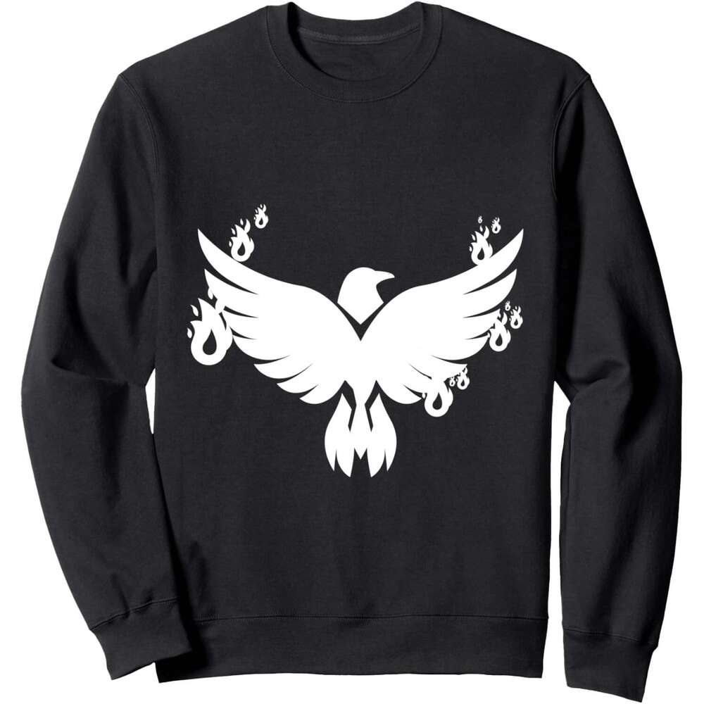 Long Sleeve Shirts for Men sweatshirt Bird Icon American Rised From Ashes Phoenix Gift Sweatshirt T shirt Tee Streetwear Casual tops clothes