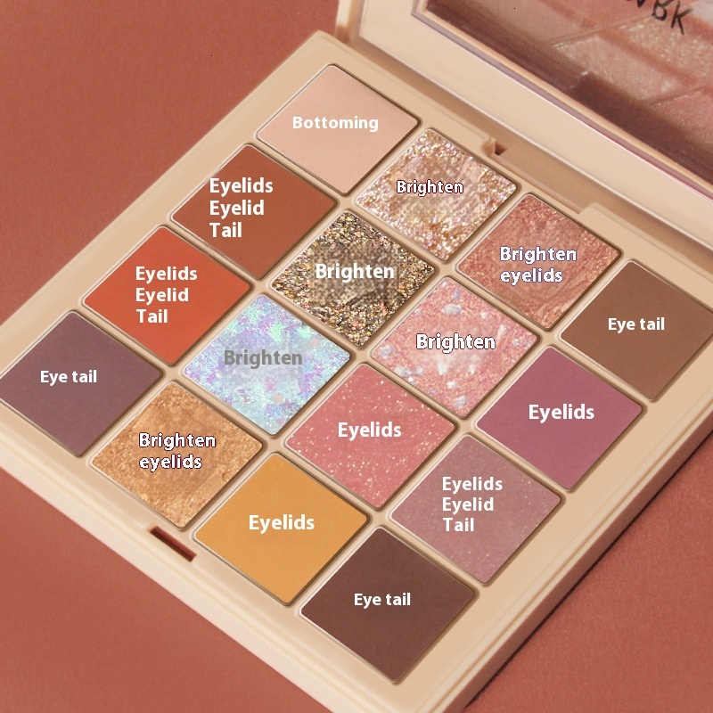 Matte Earth-Toned Eyeshadow Kit for Natural Look Funpark Makeup Products