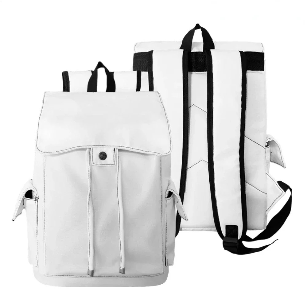 Customized backpack Oxford cloth strap Fashion shopping bag DIY Personalized school 240820