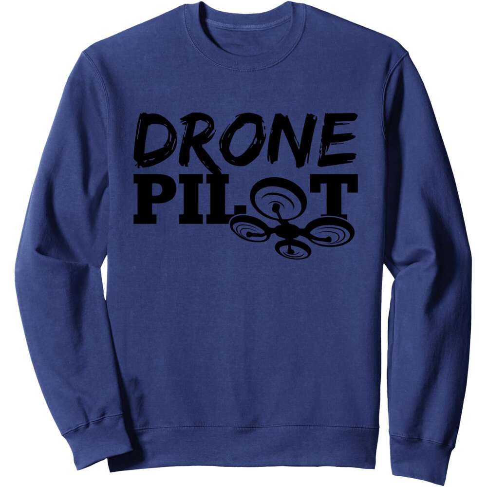 Long Sleeve Shirts for Men sweatshirt Drone Pilot Remote Aircraft Geek Professional Gift Sweatshirt T shirt Tee Streetwear Casual tops clothes
