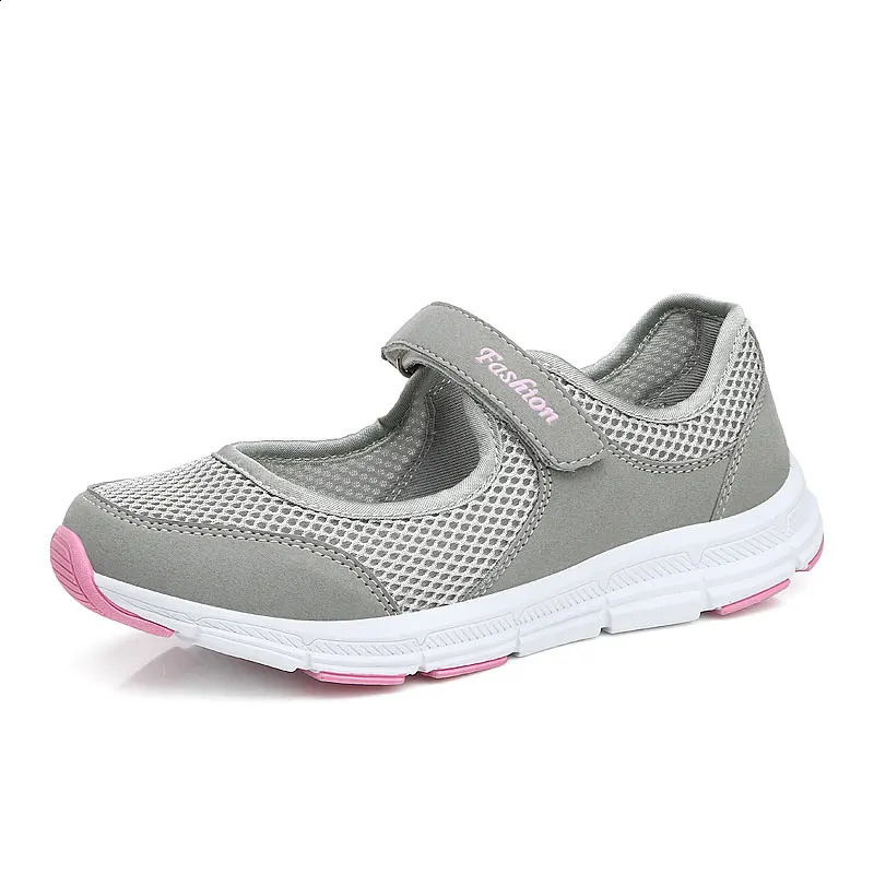 Summer Women Casual Shoes Soft Portable Sneakers Walking Shoes Flat Soles for Women Breathable Slip on White Shoes 240821