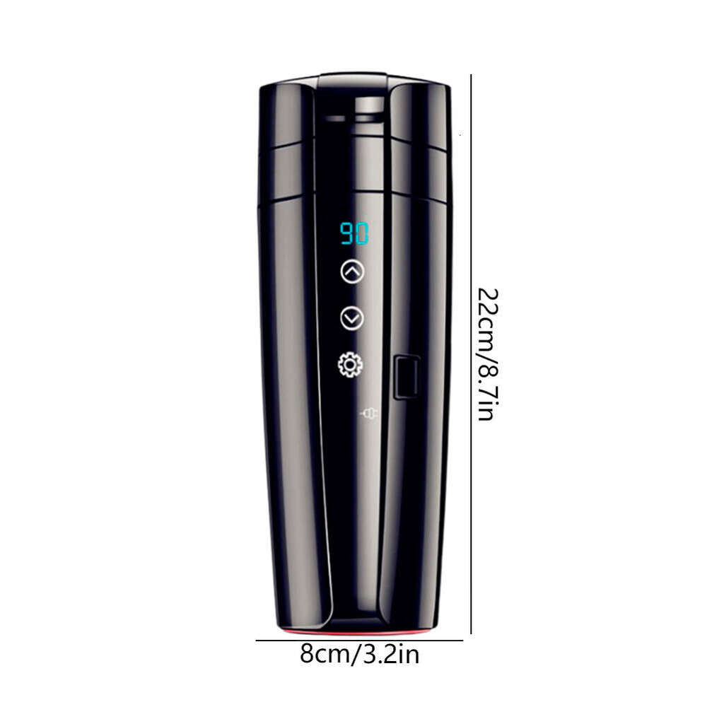 350Ml Electric Kettle Adjustable Temperature Smart Digital Water Heater Cup Leak-Proof Thermos/Heating Cup/Bottle For Travel Car