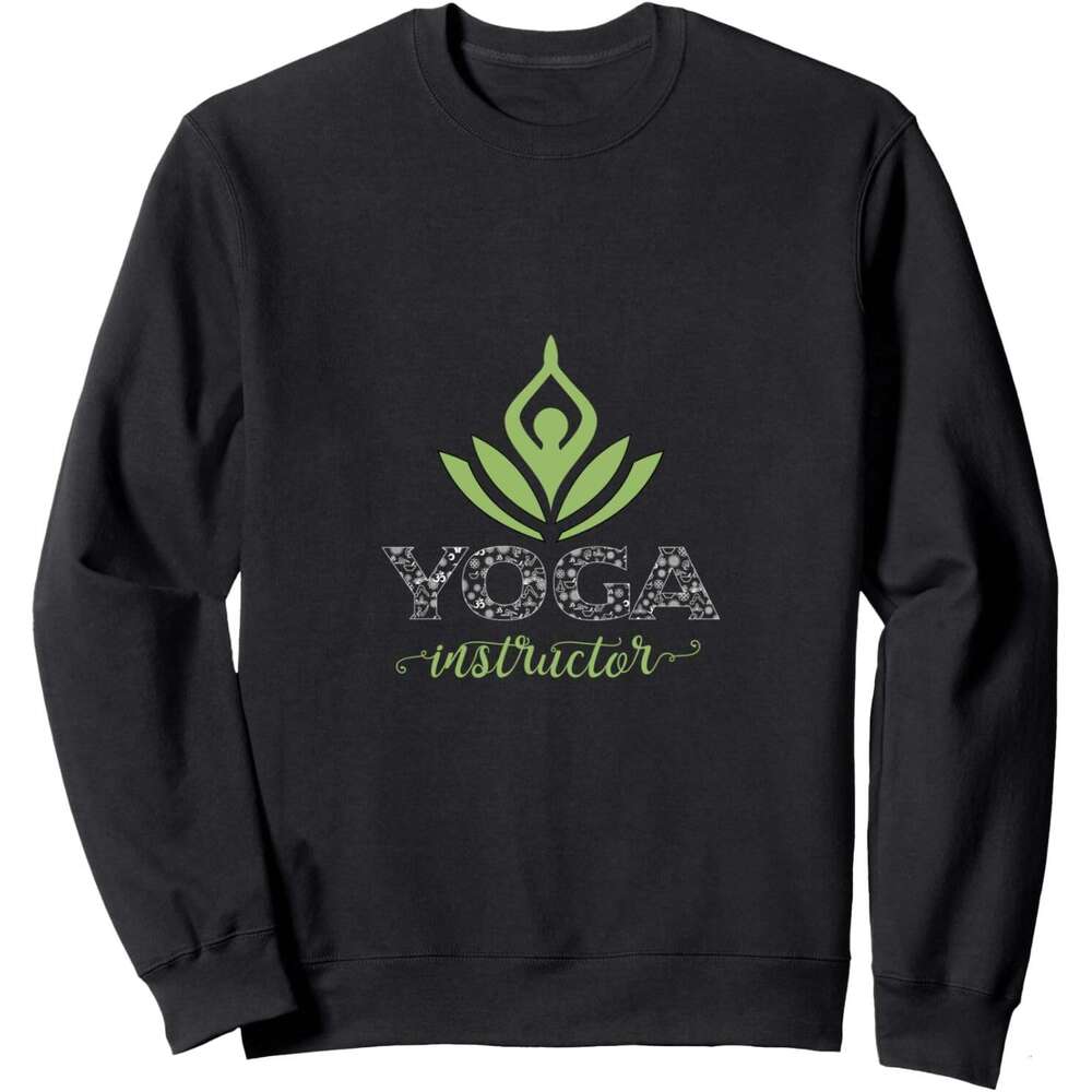 Long Sleeve Shirts for Men sweatshirt Yoga Instructor, Pose Namaste Meditation Gift Sweatshirt T shirt Tee Streetwear Casual tops clothes