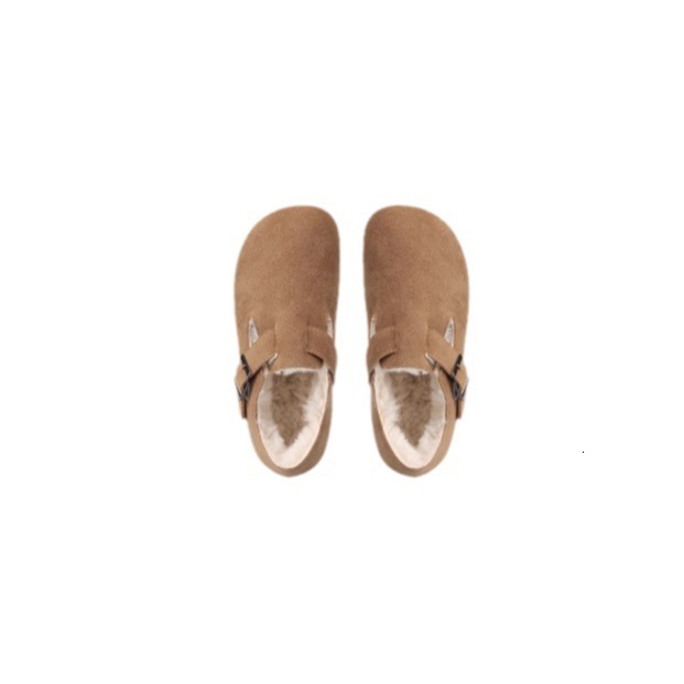 Ddmysports Grape Mama S Same Winter Plush Insulation Thick Soled Leather Big Toe Single Shoe Fur Boken Shoes For Women OUTDOOR