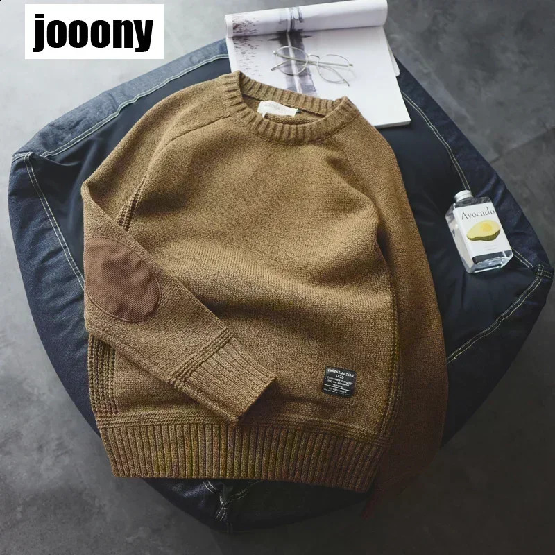 Sweaters men Winter style thick warm sweater men youth O-neck sweaters autumn Mens wool pullovers men clothing 240821