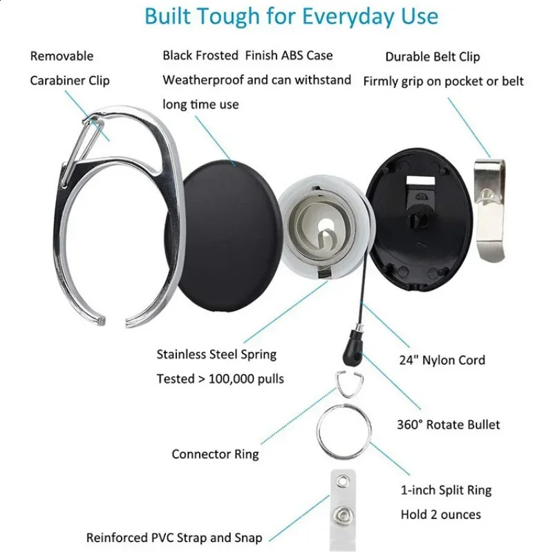 Transparent dual card slot ID tag badge holder with scroll 2card storage organization employee pass work shell sleeve w240820