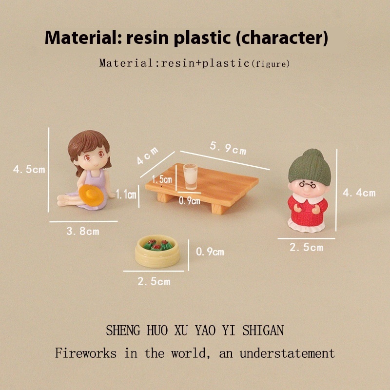 Creative mini steamer Zongzi milk food toy baby house accessories micro landscape scene home decoration tabletop knickknacks