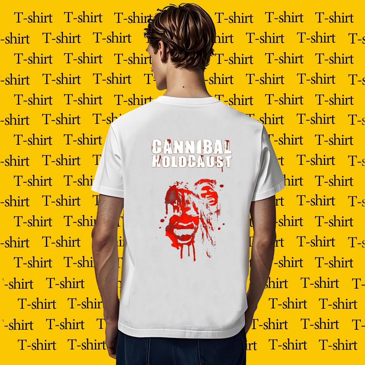 New Arrival Men Tops Tees 230g Cotton Beach Blody Breathable Short Sleeve T-Shirts for Men Comfortable Anime Print Tshirts