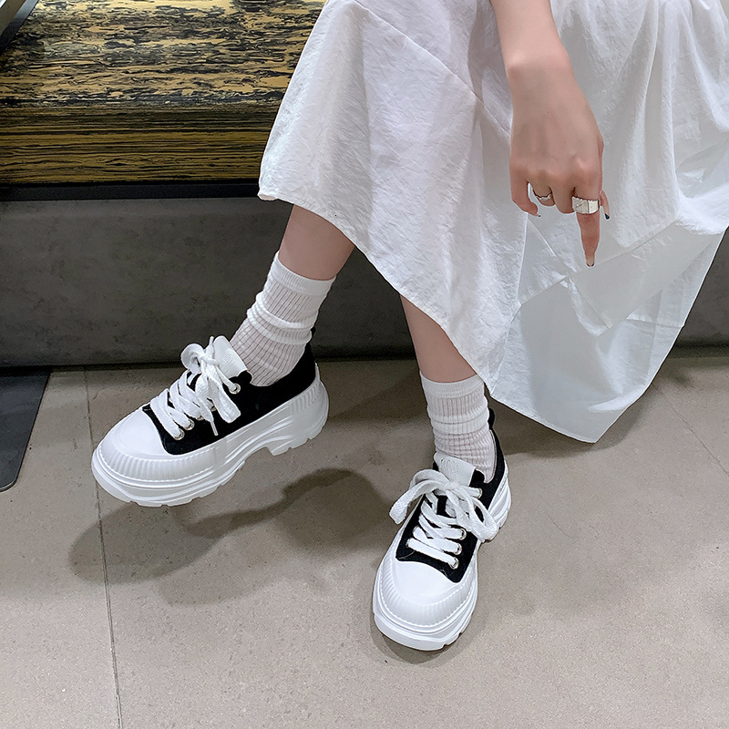 Ddmysports Grape Mom Same Versatile Spring Summer Eightened Thick Sole Little White Couple Dad Igh Top Sports Shoes Female OUTDOOR