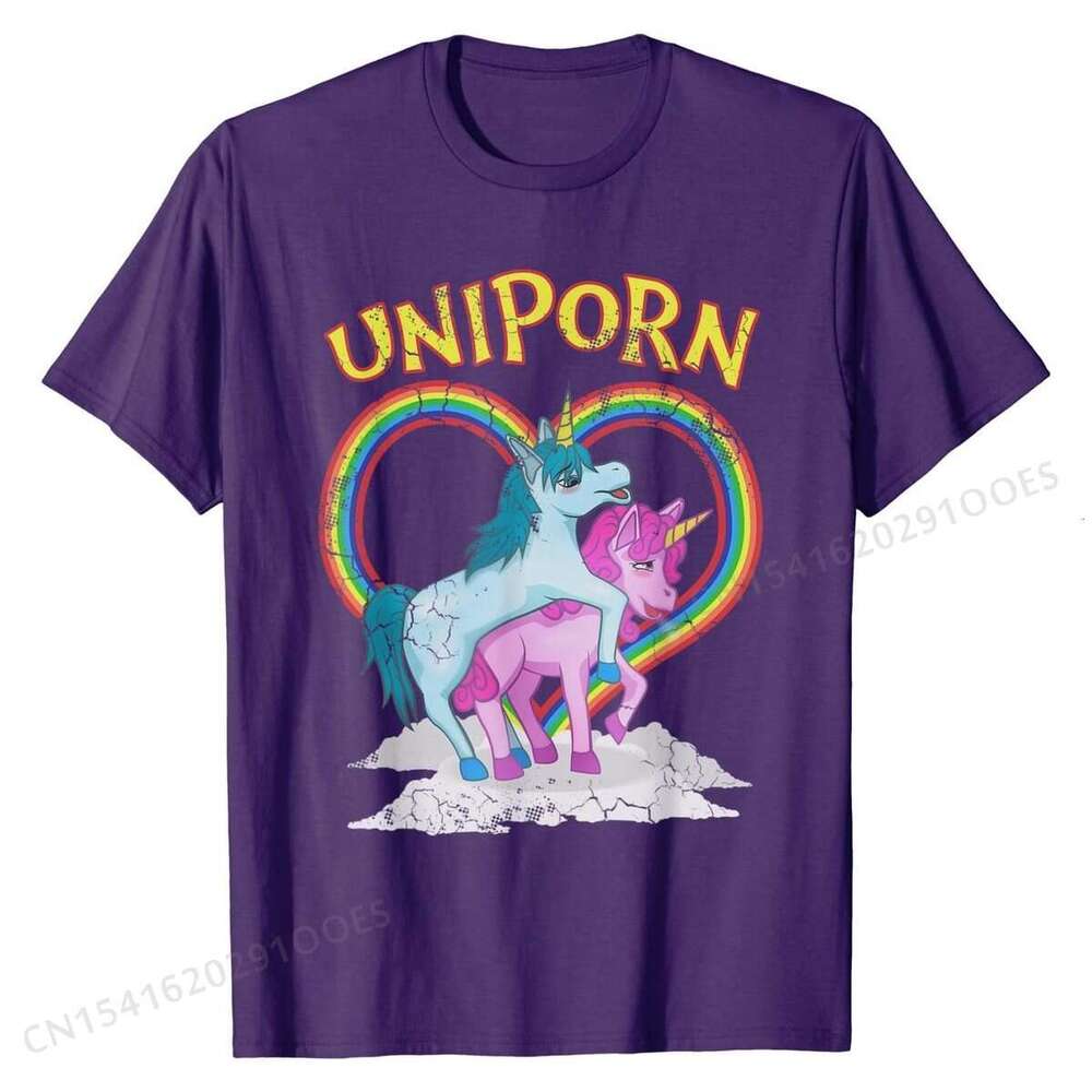 T-Shirt Unicorn Funny Quotes Humor Sayings Unicorns Gift Cotton Men T Shirts Unique Tops & Tees Fitted Casual s ops ees