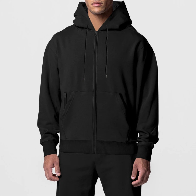 Fashion Hoodie Fleece Tracksuits Men Outdoor Casual Warm Hooded Sweatshirt And Pants Two Piece Sets For Mens Fall Winter Outfits 240821