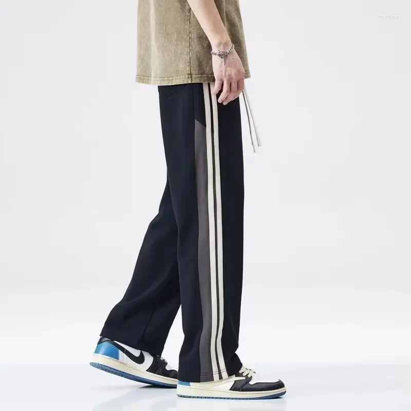 Men's Pants Spring Autumn Straight-leg Casual American Style Trendy Brand Ins High Street Sports Versatile