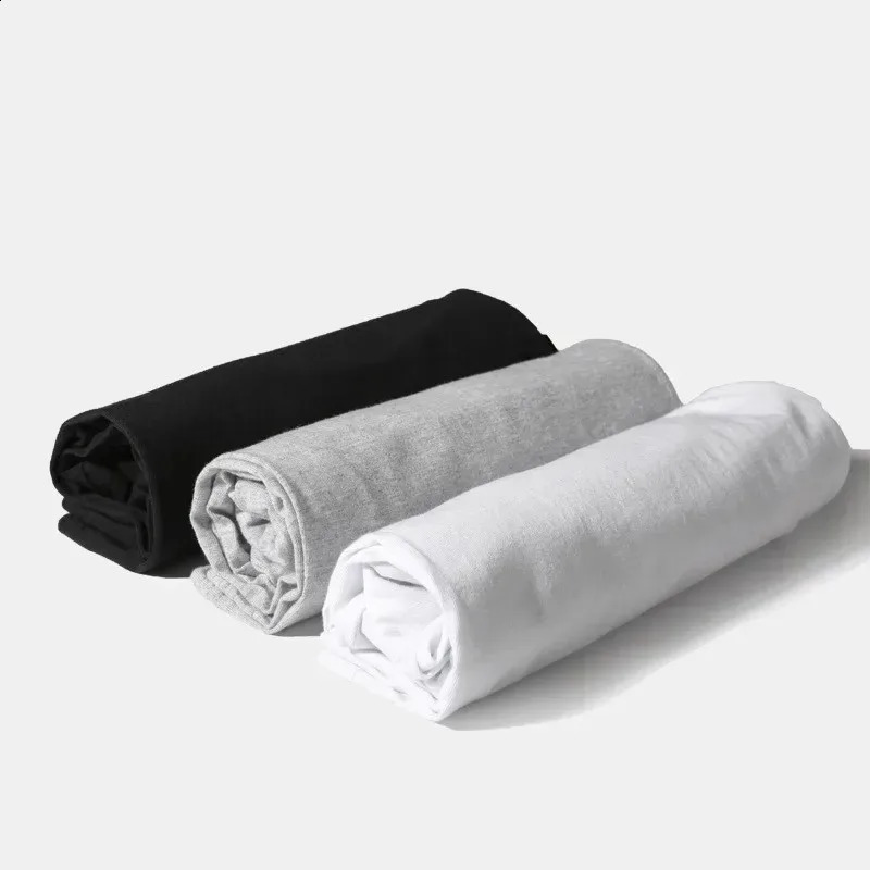 Fashionable summer mens Tshirt made of pure cotton ultrafine short sleeved fashionable soft white black tee clothing top 240821