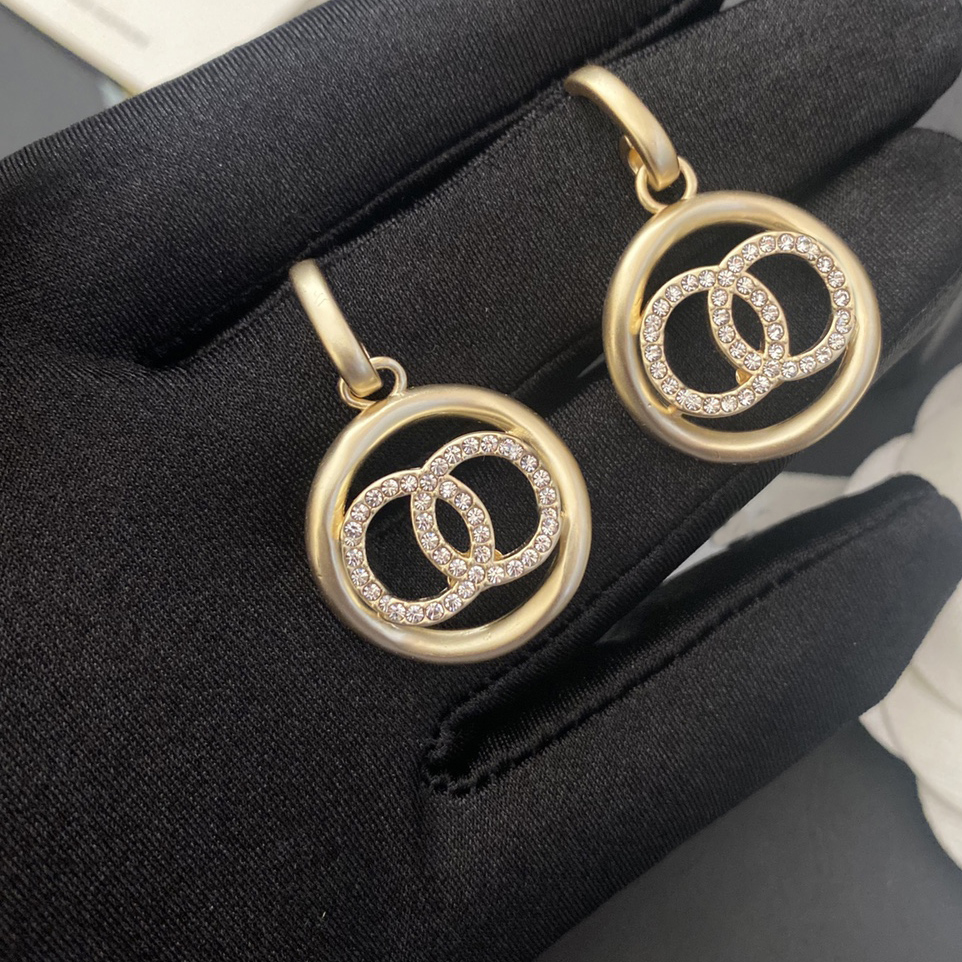Simple Letters Stud 925 Silvrer Heart Geometric Famous Women Rhinestone Crystal Pearl Gold Plated Titanium steel Earring Luxury Wedding Party Designers Jewerlry