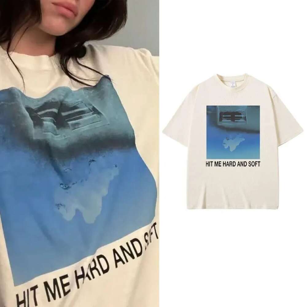 Me Hit Hard and Soft 2024 Tour Tshirt Men Women Fashion Trend Singer Same Style Graphic Print T Shirt Men's Oversized T-shirts n n's -shirts