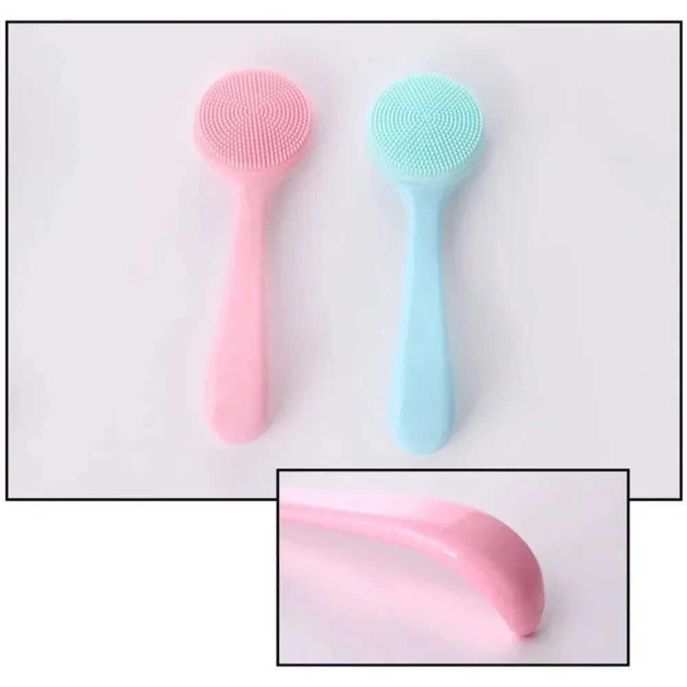 Soft Silicone Facial Cleansing Brush Facial Wash Face Scrub Deep Clean Brush Face Massage Clean Brush Beauty Skin Care Tools Y240821