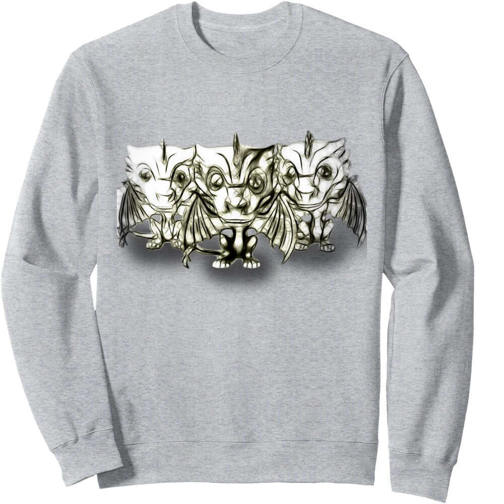 Long Sleeve Shirts for Men sweatshirt Graphic Cartoon Dragons Lovers Gift For Kids Sweatshirt T shirt Tee Streetwear Casual tops clothes