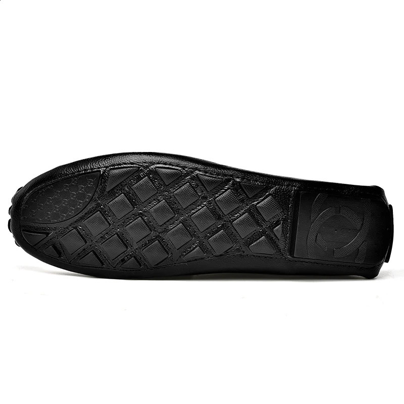 Genuien leather mens cushioned mens casual shoes Moccasins lightweight boat boots Plus size 37-47 240821