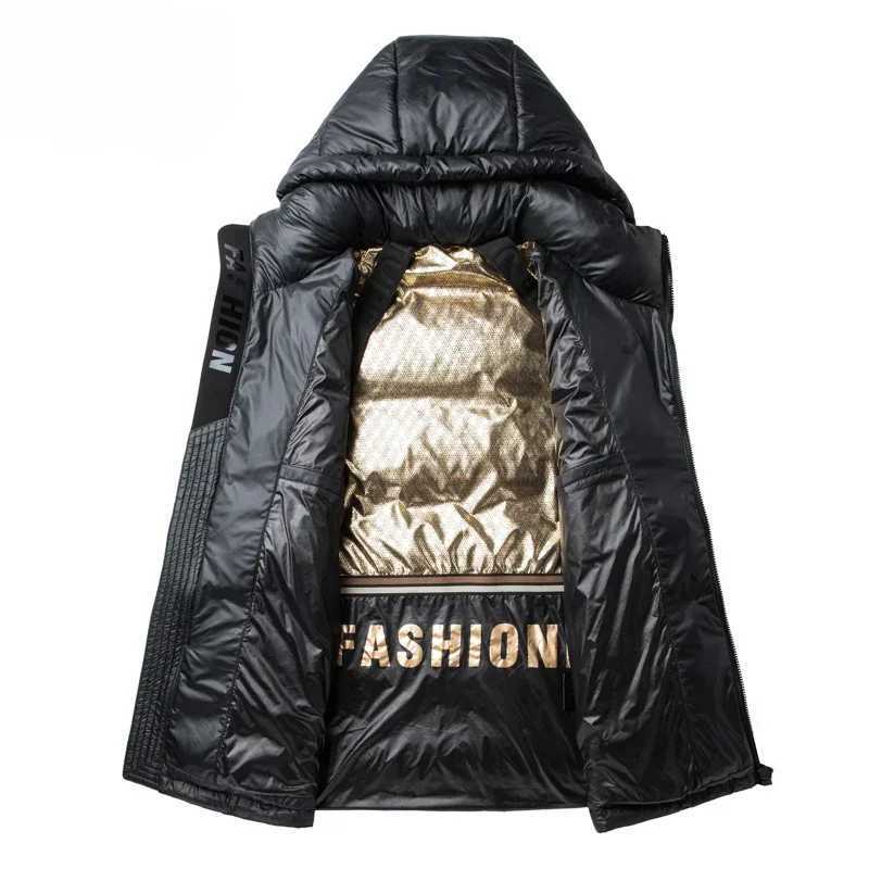 Puffer jacket Hooded Down Jacket for Mens Winter Short Windproof Cold Resistant and Thickened Warm Jacket M240821