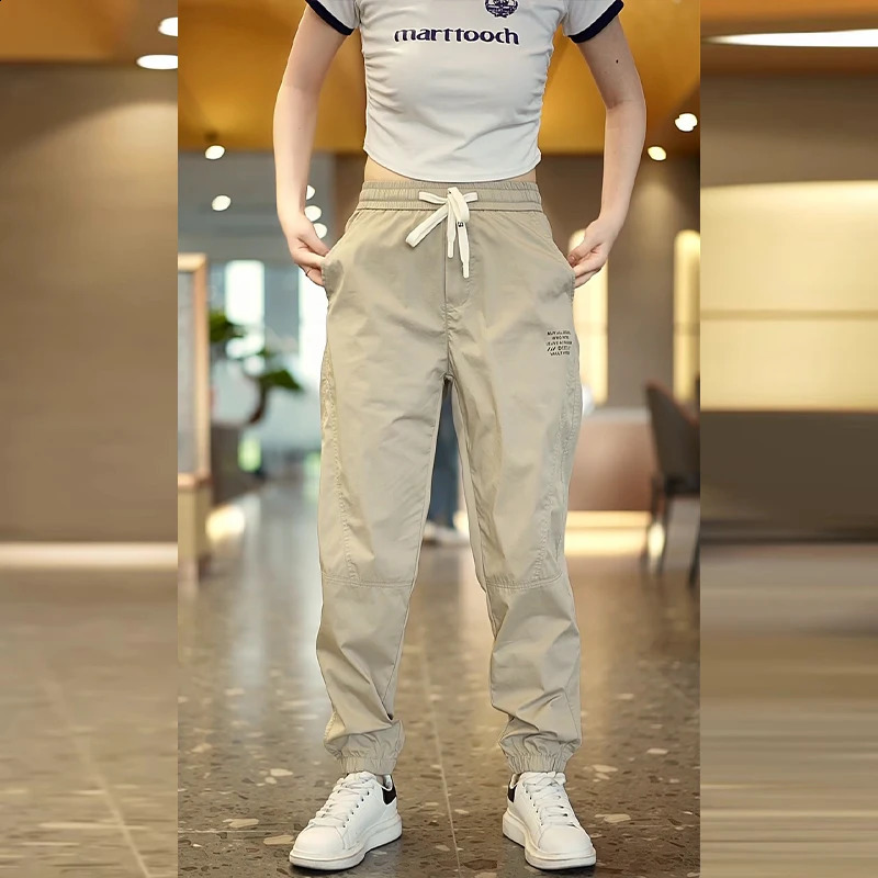 Zanshijun Green Japanese Leisure Work Clothes Lightweight Cool Linen Loose Breathable Summer Cotton Pants 240821