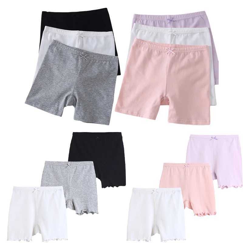 3-Pack Dance Shorts Girls Bike Short Breathable and Safety 95% Cotton Under Dress Shorts Pull on Toddlers Tumbling Shorts Y240821