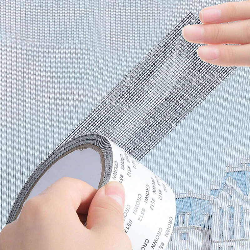 Selfadhesive Window Screen Mosquito Net Repair Tape Mesh Sticker Antimosquito Door Subsidy Tapes 240820
