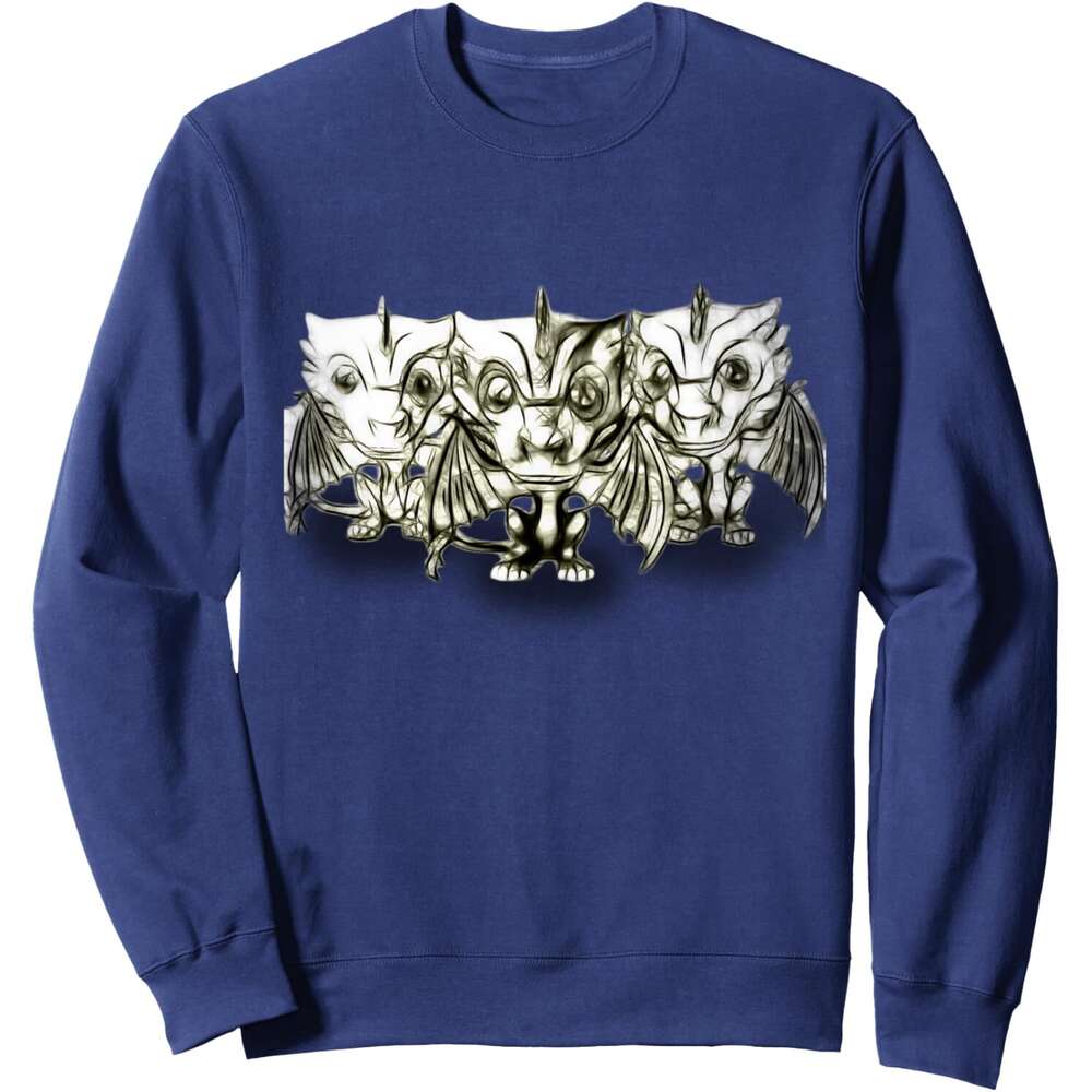 Long Sleeve Shirts for Men sweatshirt Graphic Cartoon Dragons Lovers Gift For Kids Sweatshirt T shirt Tee Streetwear Casual tops clothes