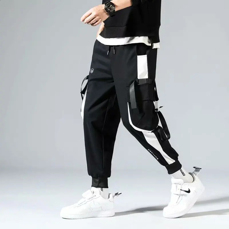 Spring Autumn Fashion Mens Sets Hip Hop Hooded Sweatshirt MenCasual Jogger Elastic Waist Trousers Men Clothing Tracksuit Sets 240821