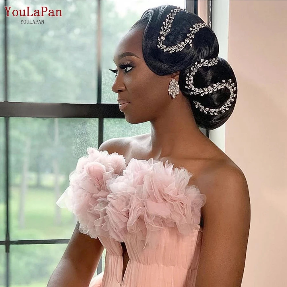 YouLaPan Bohemian Bridal Hair Accessories Crystal Headpiece Headband Wedding Tiara Jewelry Headwear HP394 240813