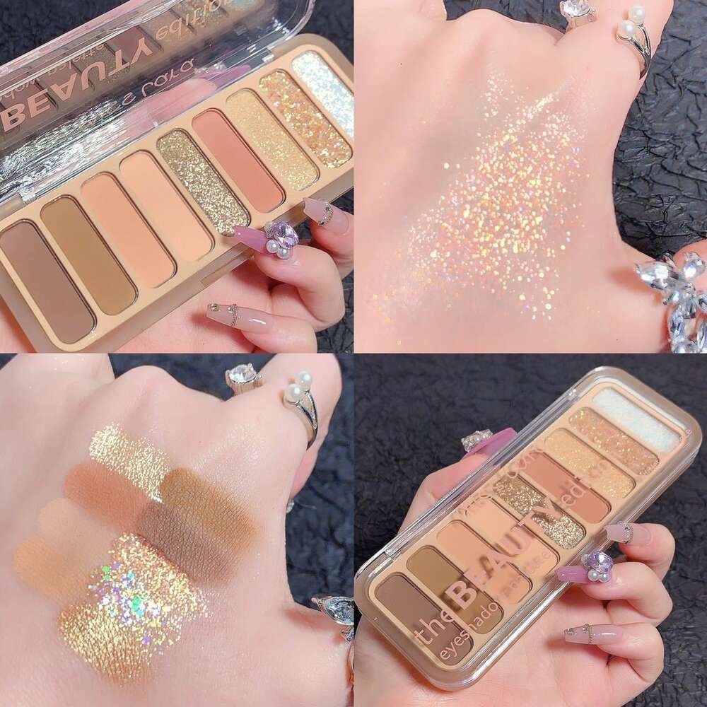 Daily Makeup Essentials from Miss Lara - Nine Eye Shadow Panels Featuring Unique Matte and High-Gloss Combinations