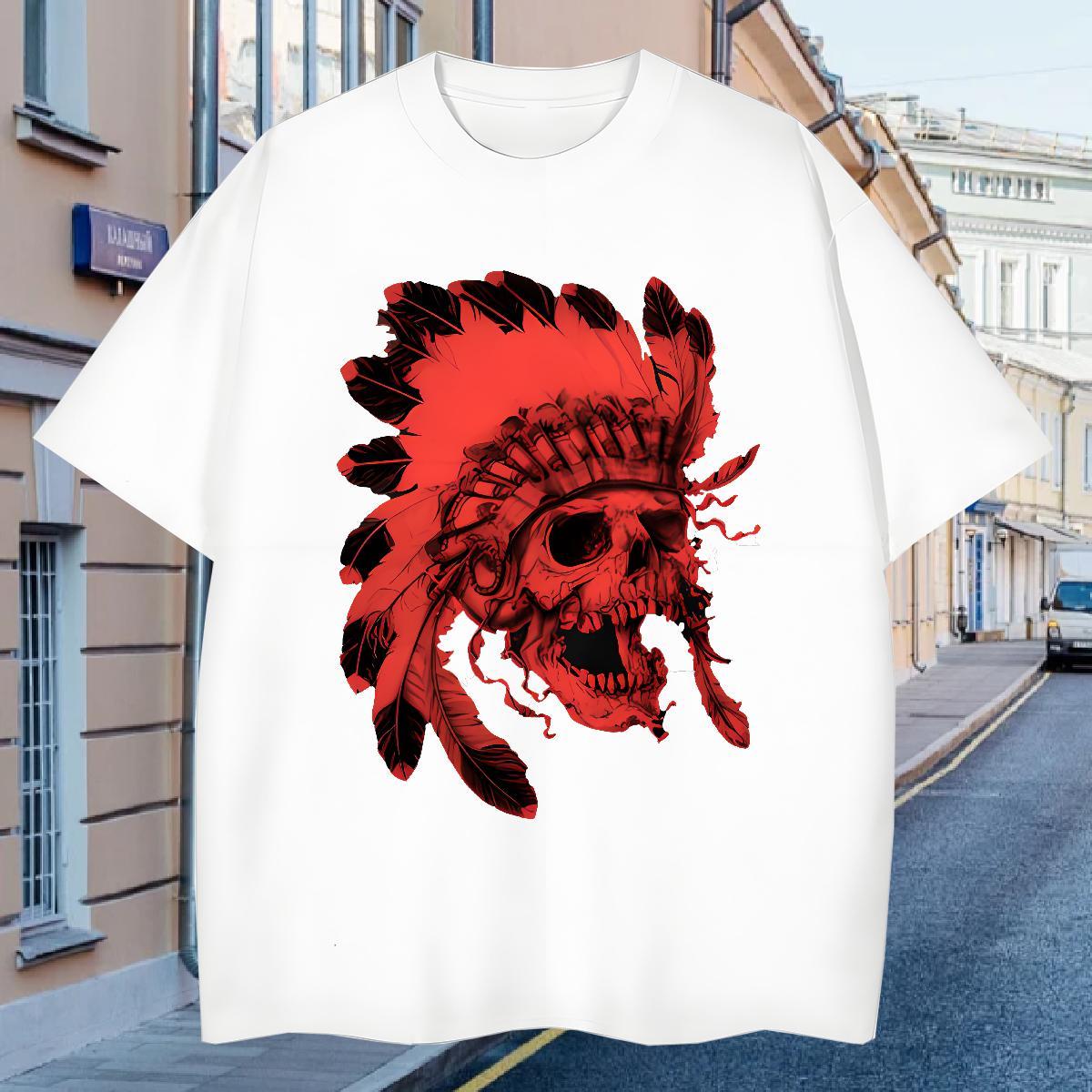 Fashion Casual Tshirts 230g Cotton Casual Beach religion Crew Neck Breathable Man T Shirts Popular Custom Big Size Tops