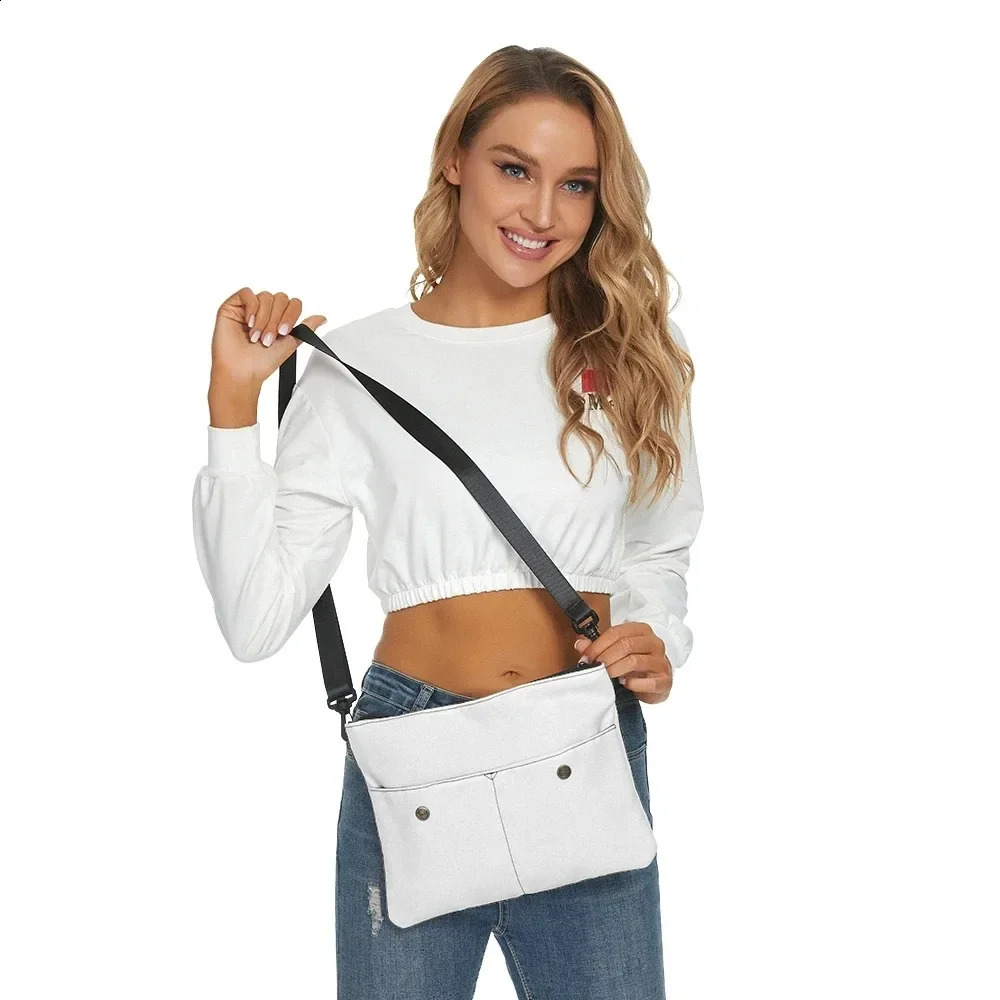 Customized backpack Oxford cloth strap Fashion shopping bag DIY Personalized school 240820